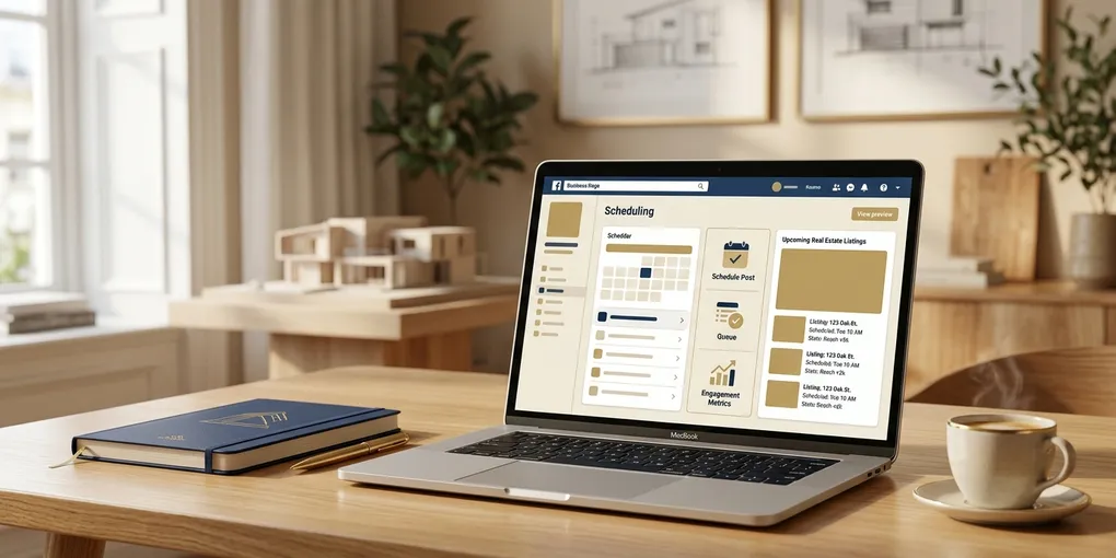 How to Post Real Estate Content to Facebook Daily Using AI Automation